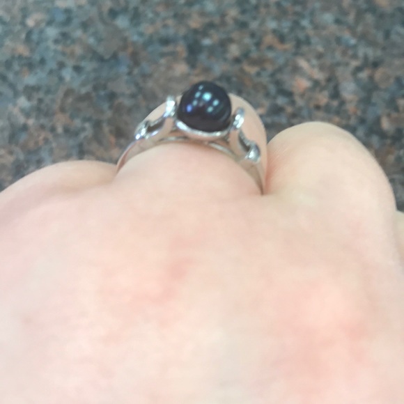 Fortune Teller ring black pearl by Vantel Pearls🖤 - Picture 5 of 5